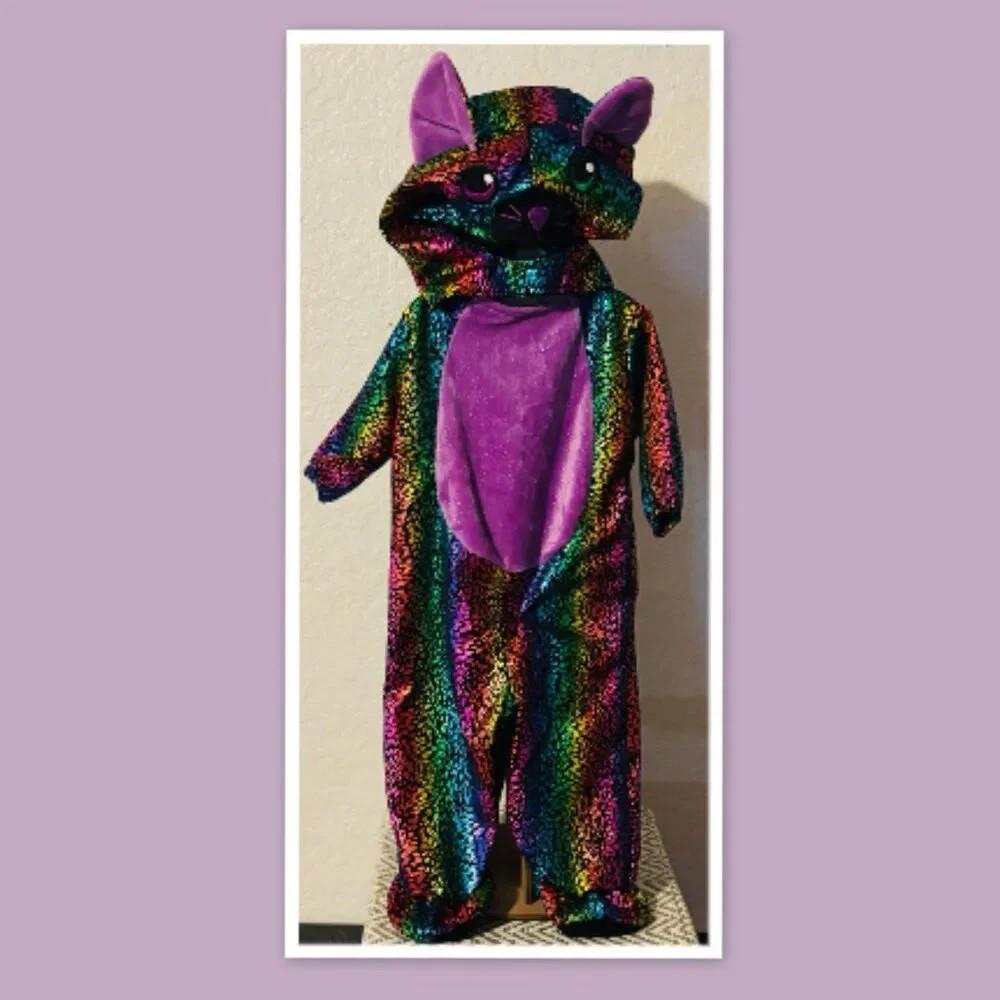 Spirit Halloween Rainbow Cat Infant Costume ~ Size 3-6 Months